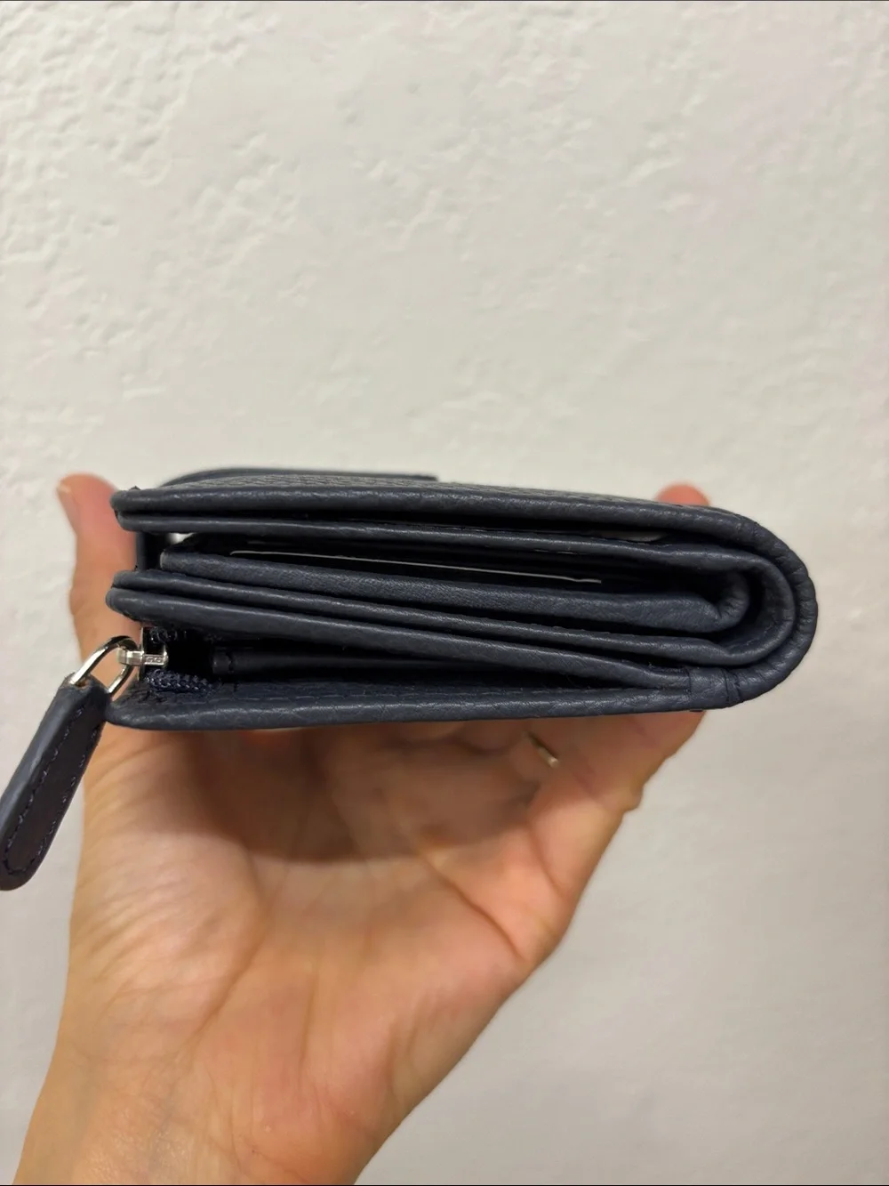 Mancini gray Leather Wallet